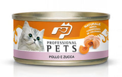 PET PROFESSIONAL GATTO ADULTO TONNO & ZUCCA LATTINA 70 GR