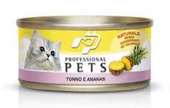 PET PROFESSIONAL GATTO ADULTO TONNO & ANANAS LATTINA 70 GR