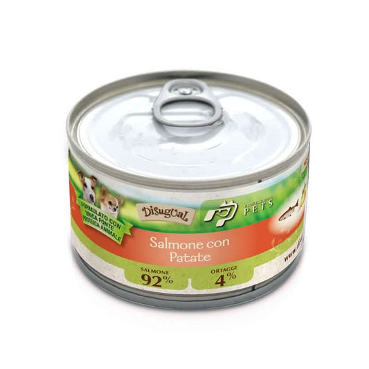 Cibo Umido PET PROFESSIONAL Cane Adulto Monoproteico Salmone & Patate Lattina 150 gr