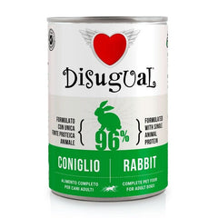 DISUGUAL CANE ADULTO MONOPROTEICO CONIGLIO LATTINA 400 GR