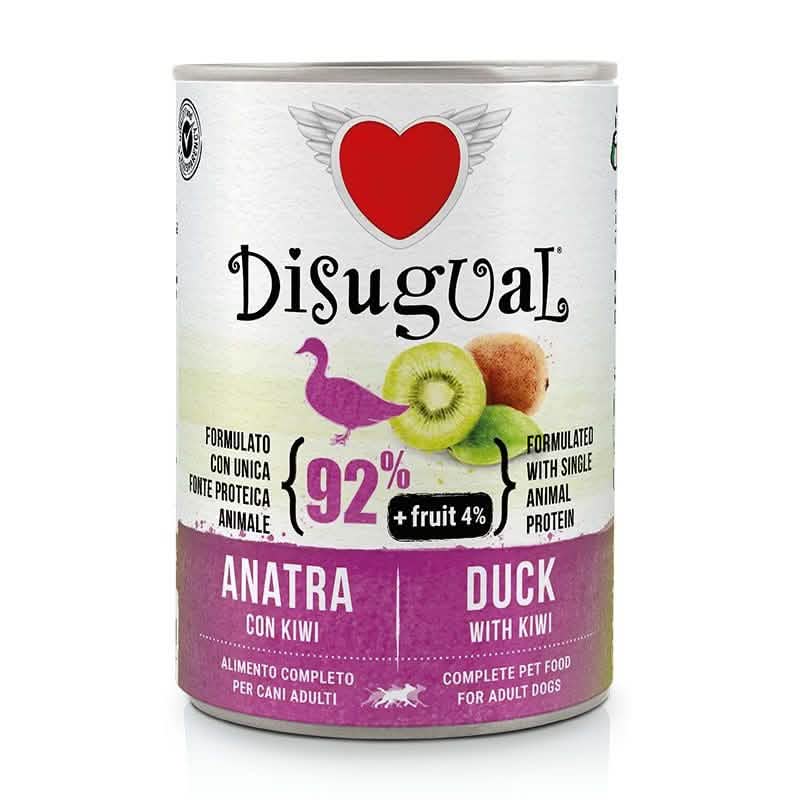 DISUGUAL CANE FRUIT (Fresh Fruit Plus) ADULTO ANATRA & KIWI LATTINA 400 GR