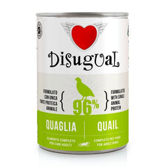 DISUGUAL CANE ADULTO MONOPROTEICO QUAGLIA LATTINA 400 GR