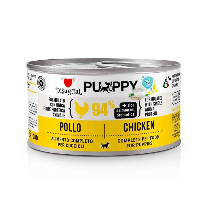 DISUGUAL CANE PUPPY MONOPROTEICO POLLO LATTINA 150 GR