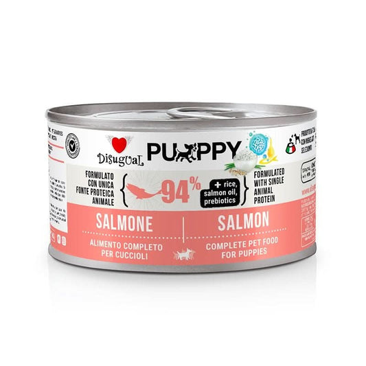DISUGUAL Cane Puppy Monoproteico Salmone Lattina 150 gr