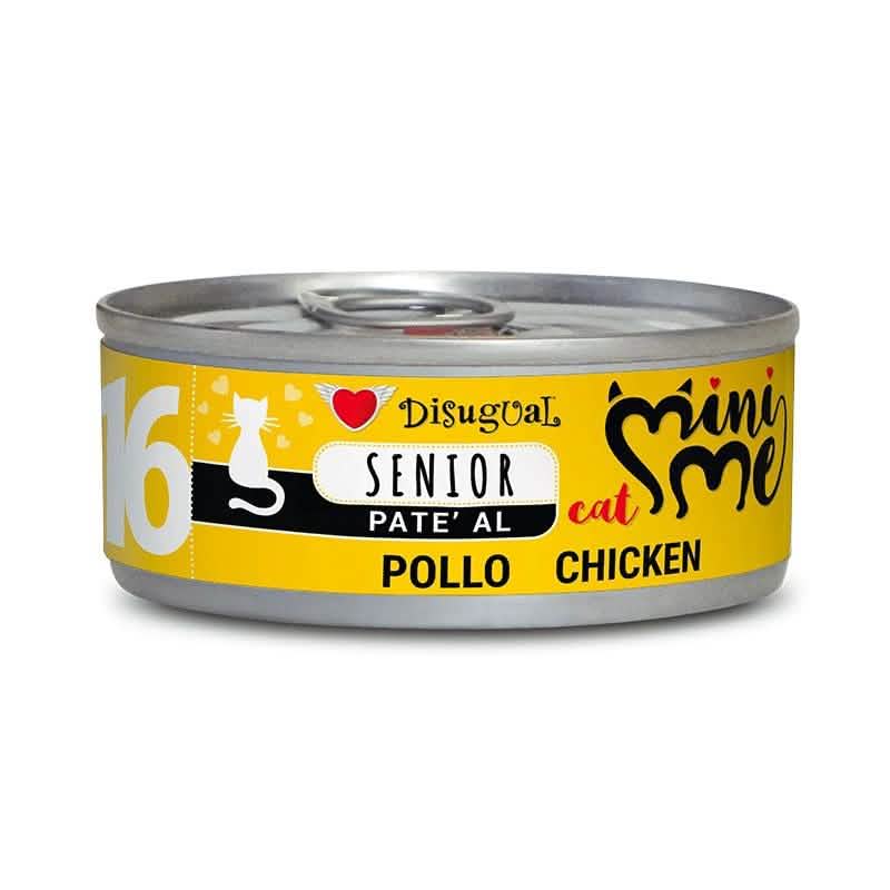 DISUGUAL GATTO MINIME (16) SENIOR POLLO LATTINA 85 GR