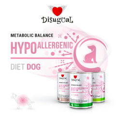 DISUGUAL CANE DIET HYPOALLERGENIC QUAGLIA 400 GR