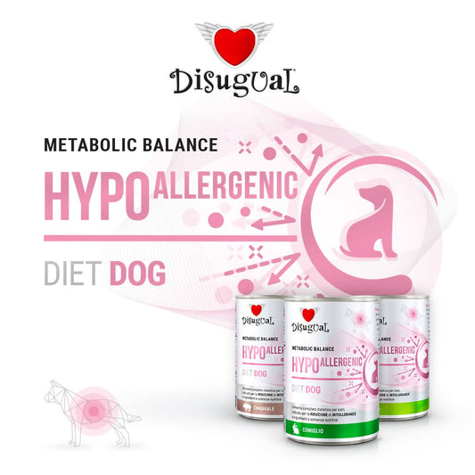 DISUGUAL Cane Diet Ipoallergenico Coniglio 400 gr