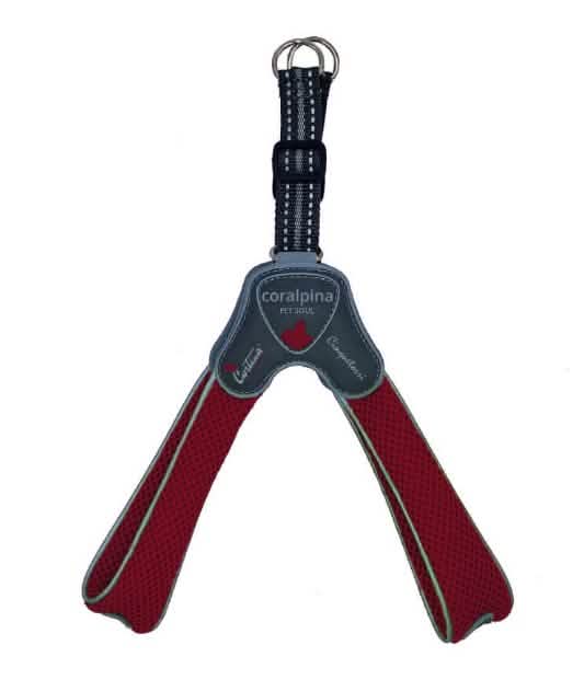Pettorina Cane Coralpina 5Torri Rosso Vino Tg. 1 (20-30 cm)