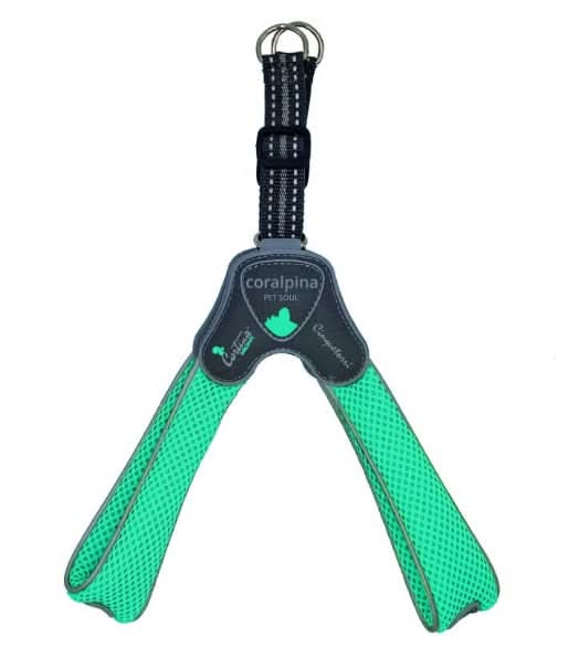 Cane Pettorina CoralPina 5Torri TG. 8 60-70 cm Turchese