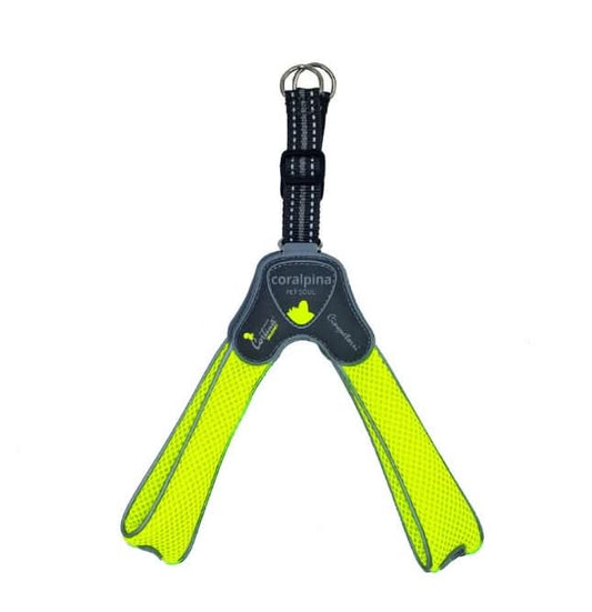 CANE PETTORINA CORALPINA 5TORRI TG. 1 20-30 CM GIALLO FLUO