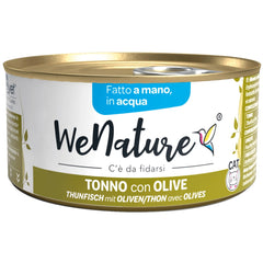 WENATURE GATTO LATTINA IN ACQUA DI COTTURA ADULTO TONNO & OLIVE 85 GR