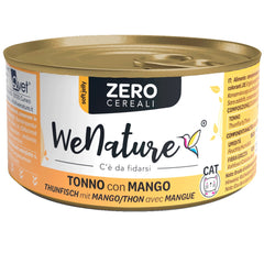 WENATURE GATTO ZERO CEREALI LATTINA IN JELLY ADULTO TONNO & MANGO 85 GR