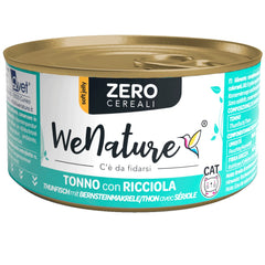 WENATURE GATTO ZERO CEREALI LATTINA IN JELLY ADULTO TONNO & RICCIOLA 85 GR