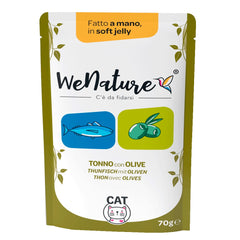 WENATURE GATTO BUSTA IN JELLY ADULTO TONNO & OLIVE 70 GR