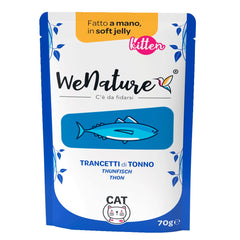 WENATURE GATTO BUSTA IN JELLY KITTEN TRANCETTI DI TONNO 70 GR