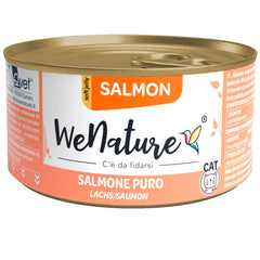 WENATURE GATTO LATTINA IN JELLY ADULTO SALMONE PURO 85 GR