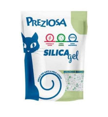 Preziosa Gatto Lettiera Igienica Silica Gel Muschio Bianco 4 kg