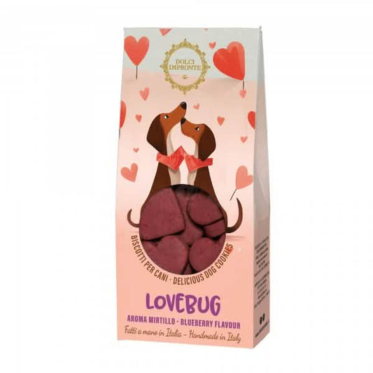 DOLCI IMPRONTE CANE SNACK BISCOTTI LOVE BUG 80 GR