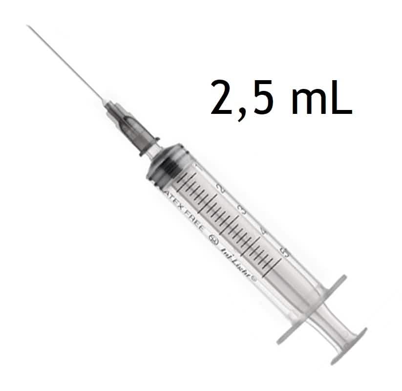 SIRINGA PIC STERILE 2,5ML AGO 22GX0.70X30 100 PEZZINUOVA REFERENZA