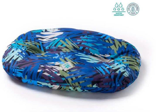 LEO PET CUSCINO OVALE NETTUNO OXFORD 55X40 CM BLUE OCEAN