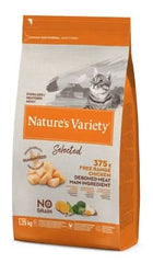 NATURES VARIETY GATTO SELECTED ADULTO STERILIZZATO POLLO ALLEVATO A TERRA 1,25 KG