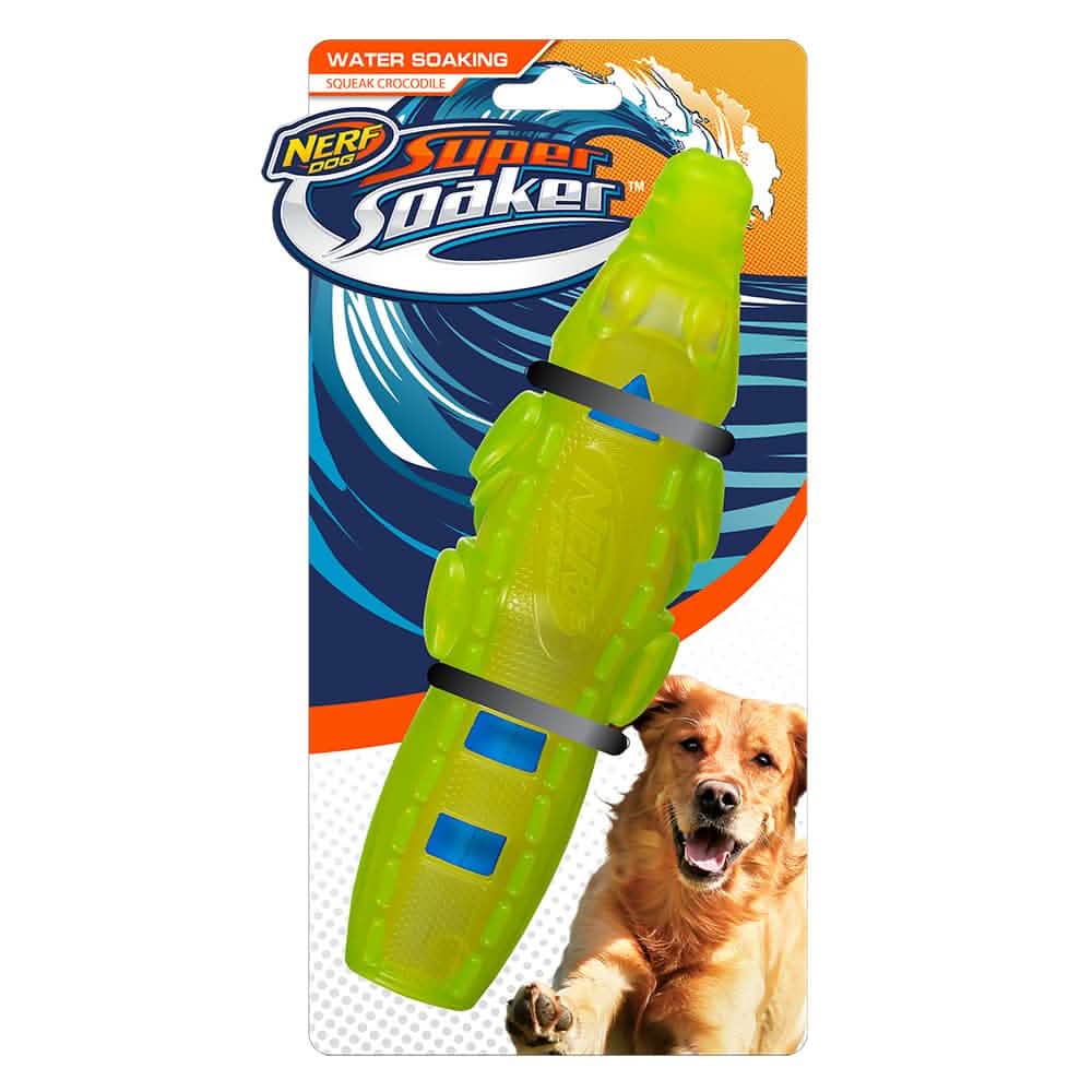 NERF GIOCO COCCODRILLO GOMMA 22 CM