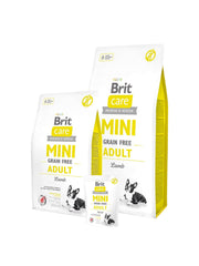 BRIT CARE Cane Mini Grain Free Adult Lamb 2 kg - Cibo Secco di Alta Qualità per Cani