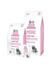 BRIT CARE Cane Mini Grain Free Yorkshire Salmone & Tonno 7 kg