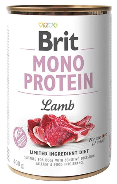 BRIT CARE CANE MONOPROTEIN LAMB 400 GR - Nutrizione Eccellente per il Tuo Cane