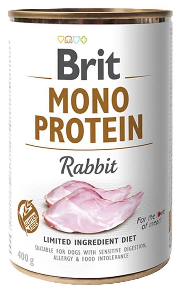 BRIT CARE CANE MONOPROTEIN RABBIT 400 GR - Cibo Naturale per Cani