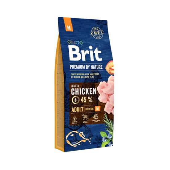 BRIT PREMIUM BY NATURE Cane Adulto Medium Pollo 15 kg