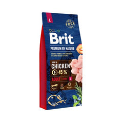 BRIT PREMIUM BY NATURE CANE ADULTO LARGE POLLO 15 KG