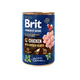 BRIT Premium by Nature Cane Lattina Adulti Pollo & Cuori di Pollo 800 gr