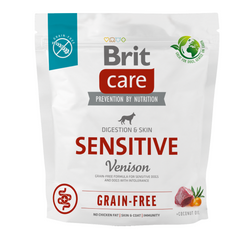 BRIT CARE CANE GRAIN FREE ADULT SENSITIVE VENISON 1 KG