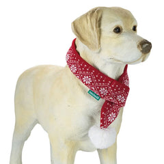 BEEZTEES XMAS CANE SCIARPA ROSSA