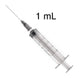SIRINGA PIC STERILE  1ML 26GX 0.45X12.7 CONFEZIONE 100 PEZZI NEW